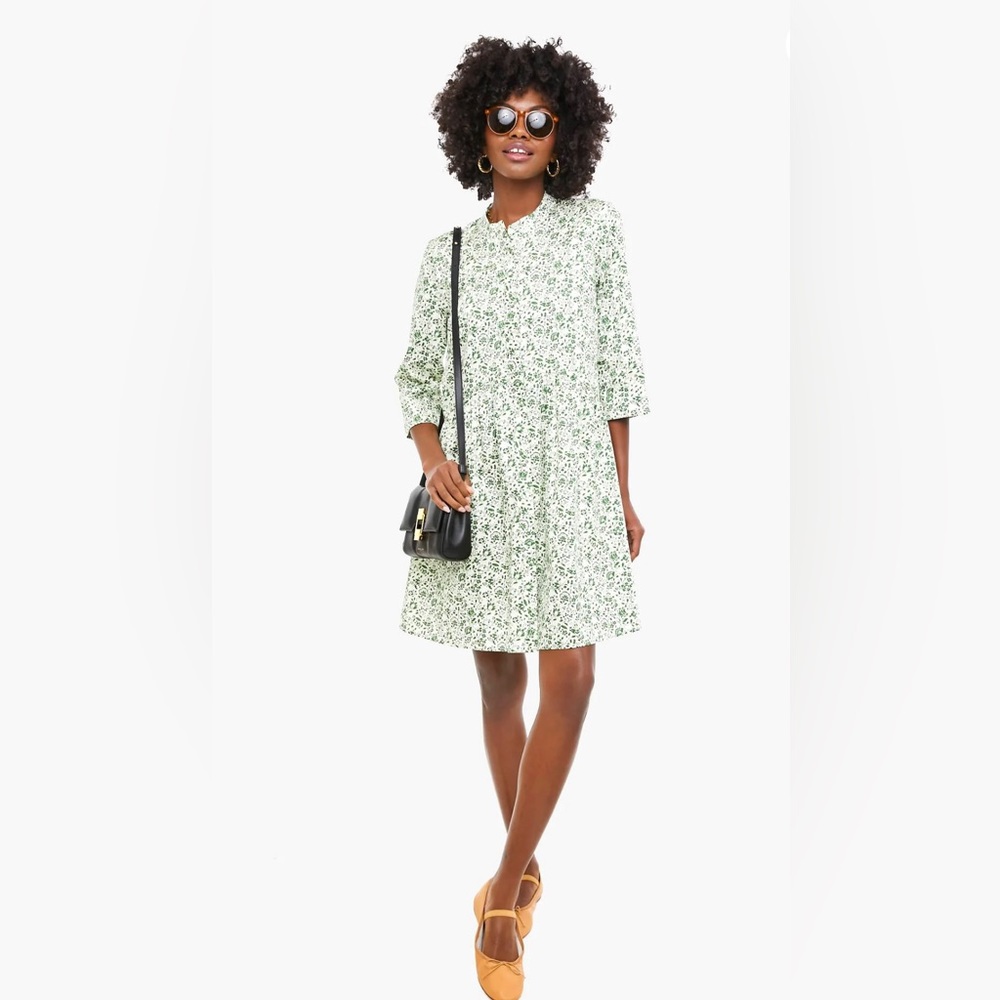 TUCKERNUCK Meadow Ditsy Royal Shirt Dress M
